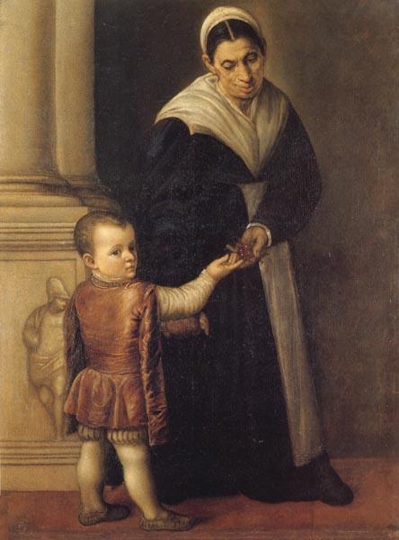 Marescalca, Pietro Child with Nurse France oil painting art